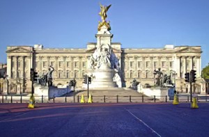 When this is flown instead of the royal flag, that means the King is not at the Buckingham Palace