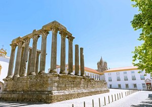 Evora is home to the Evora Cathedral, a grand Gothic... that dates back to the 12th century