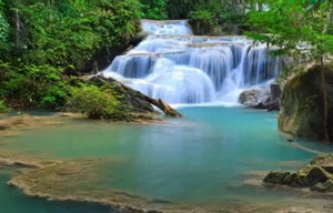 Erawan Falls is a _____-tiered waterloo where the first two are allowed visitors to swim in