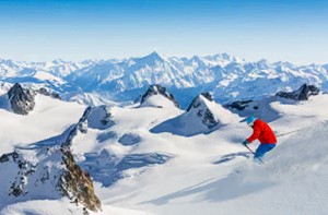 The Alps become a haven for this sport from December to April