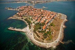 Nessebar: The city's old town is like this labyrinth with narrow streets and alleys