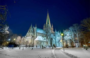 Nidaros Cathedral being built 1,000 years ago, it is considered Norway's most important _______-house, where coronation process is still present