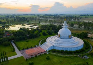 The Mayadevi..., is the most important one at the site and is built around the location where Gautama Buddha have been born