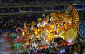 The carnival in Brazil is always held 40 days before this holiday