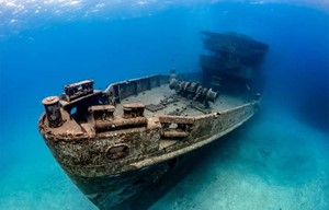 A shipwreck can linger for more than a...
