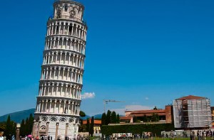 The Leaning Tower of Pisa took two... years to construct