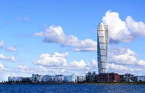 Turning Torso is a neo-futurist residential skyscraper in Sweden and is the tallest building in...