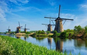 Windmills were once used as a means of communication via the position of the...